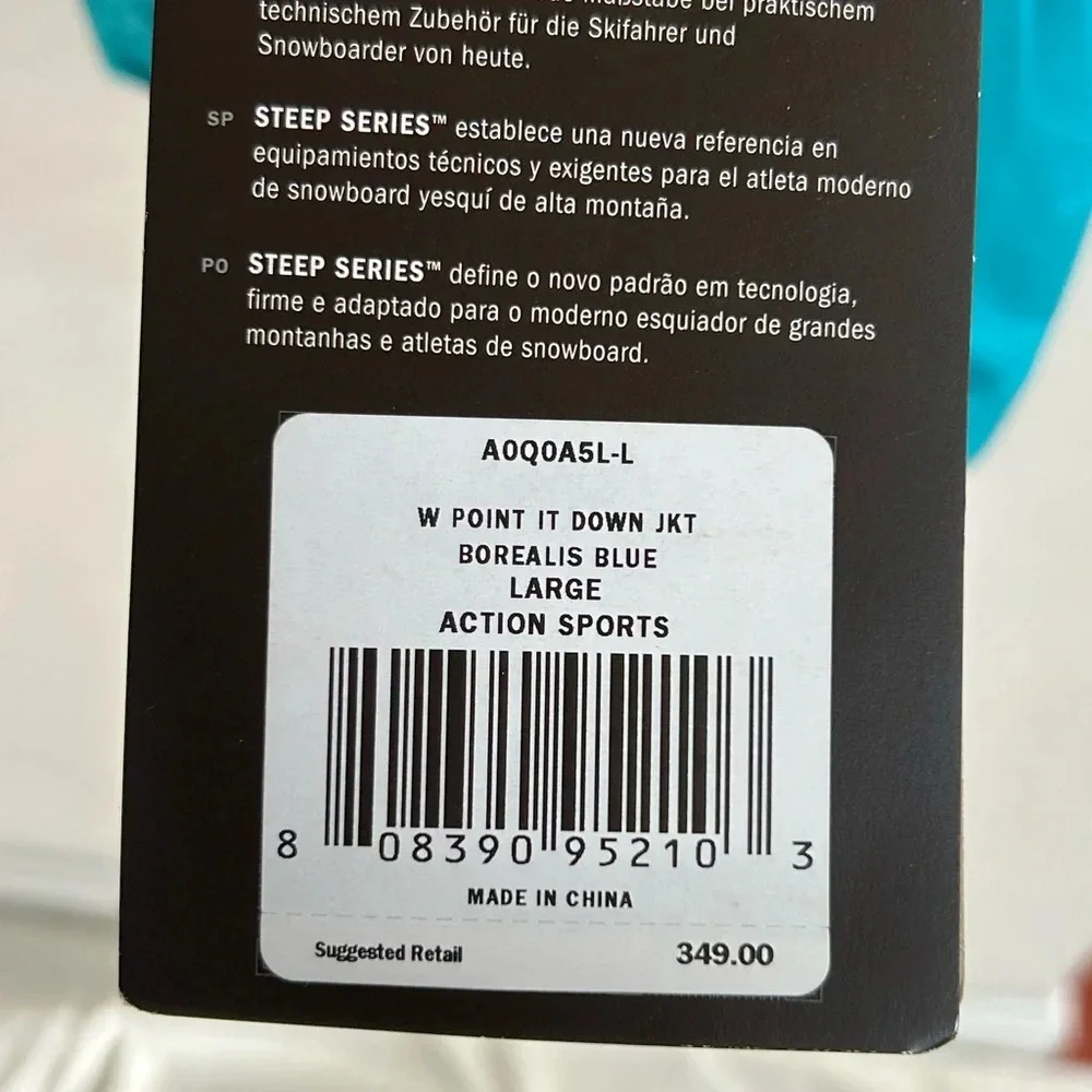 The North Face Women's Blue Ski Jacket - Picture 6 of 16